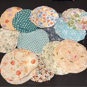 Fabric Pre-Cut Cotton Circles for DIY Crafts Sewing Quilting Projects 40 Pieces
